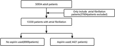 Association between aspirin and mortality in critically ill patients with atrial fibrillation: a retrospective cohort study based on mimic-IV database